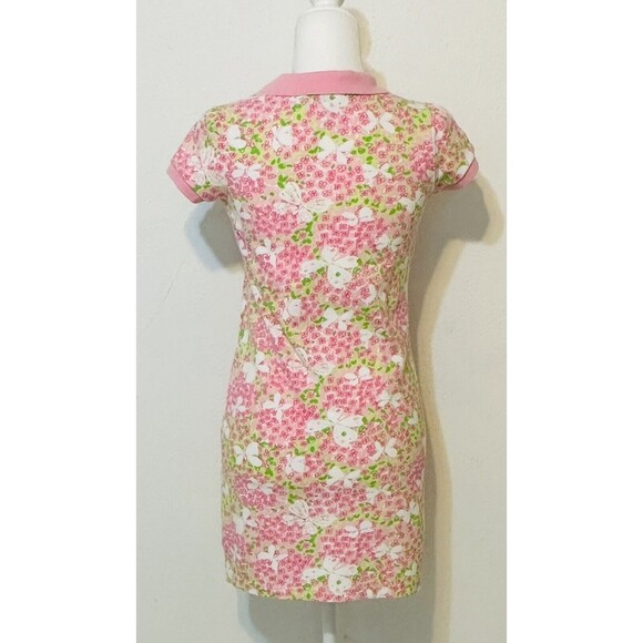 Lilly Pulitzer Youth Size 14 Vintage White Label Floral Dress Preppy Cottage - Picture 5 of 9